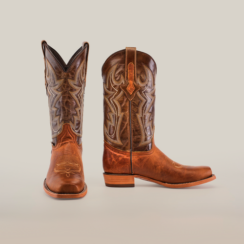 Fresno Tan - Narrow Square Toe (E906)