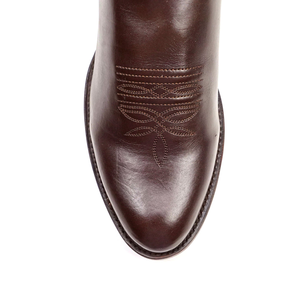 Boney Cowboy Boots - Clayton Chocolate - Roper Toe (TS203)