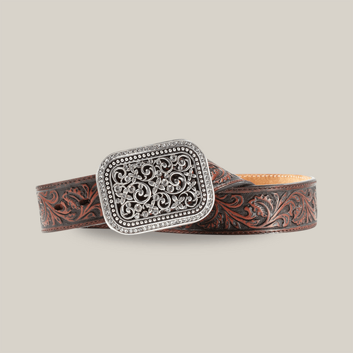 A.1 1/2"RSFillagreeDrkBR - Gomez Western Wear