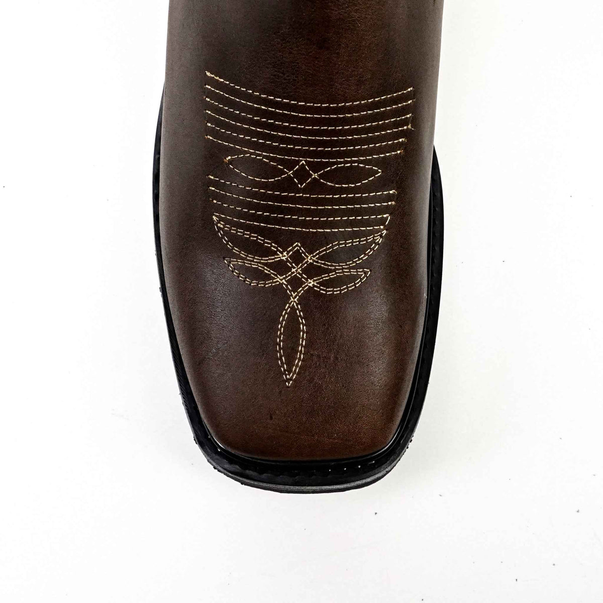 Alamo Brown Double Sole Ankle Boots - Square Toe (E1200) - Gomez Western Wear