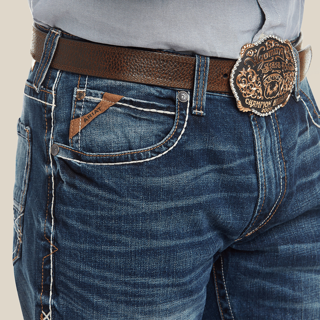 Ariat - M4 Low Rise Stretch Preston Boot Cut Jeans (Silverton - 10023455) - Gomez Western Wear