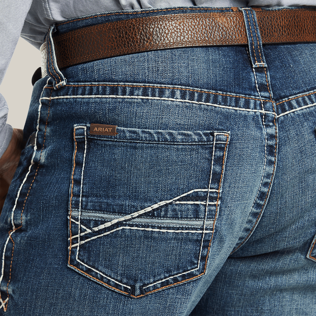 Ariat - M4 Low Rise Stretch Preston Boot Cut Jeans (Silverton - 10023455) - Gomez Western Wear