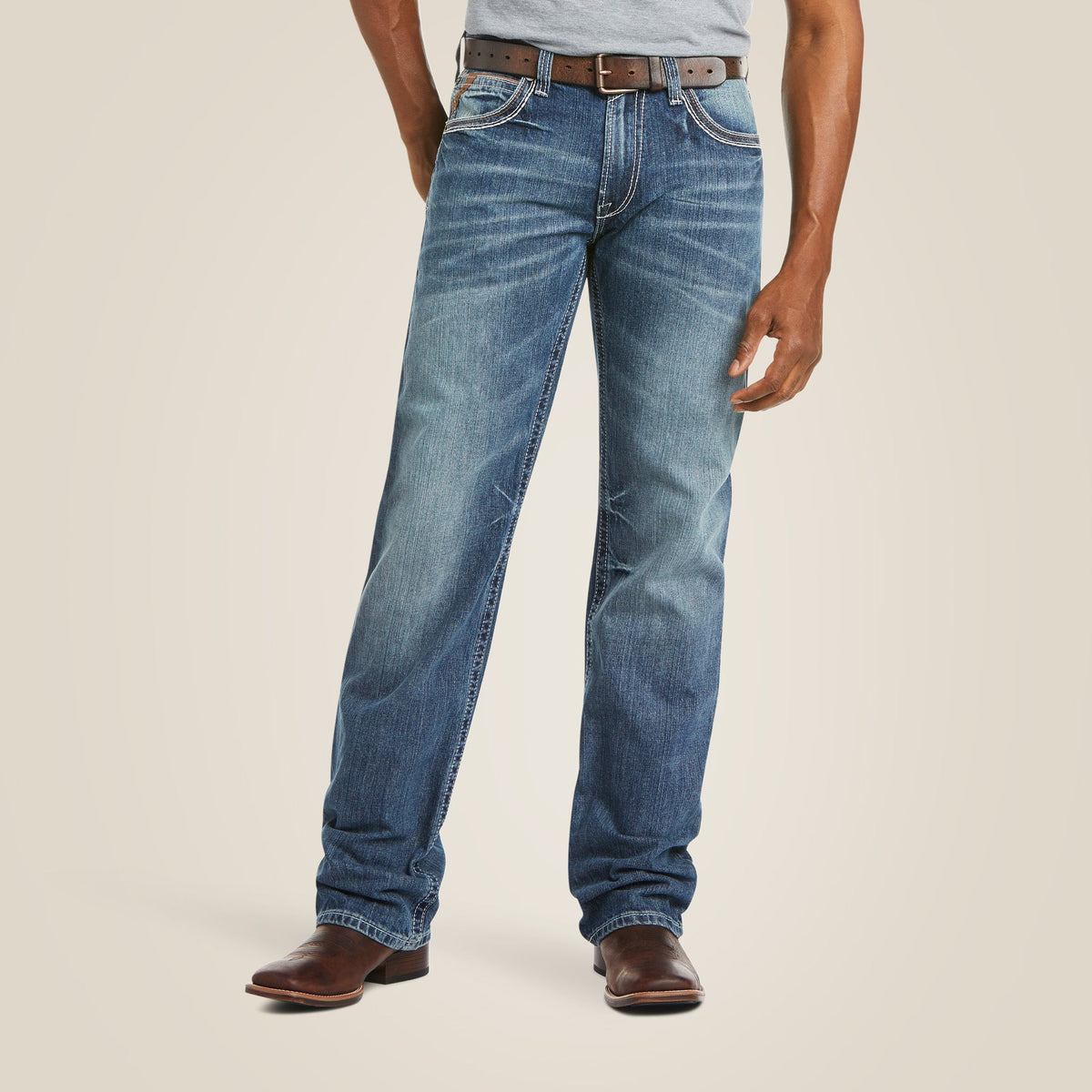 Ariat - Men's M4 Coltrane Durango Low Rise Fashion Boot Cut Jeans (10017511) - Gomez Western Wear