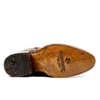 Austin Ostrich Boots - Tobacco - Round Toe (AV230) - Gomez Western Wear