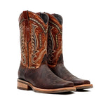 Azkar Moka Cowboy Boots - Slip-Resistant Sole - Rodeo Toe (E28) - Gomez Western Wear