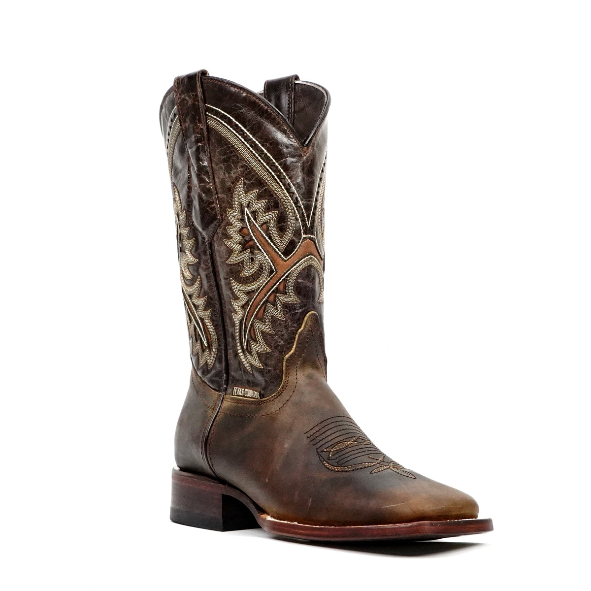 Azkar Tan Cowboy Boots - Square Toe (E29) - Gomez Western Wear