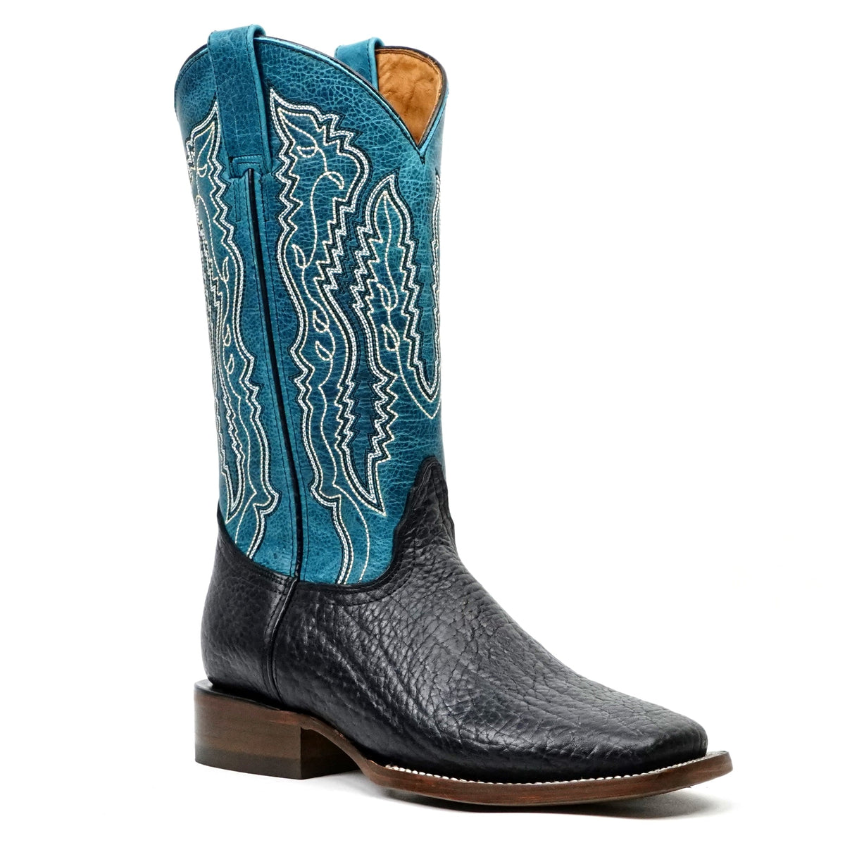 Black Bullhide Boots - Square Toe (E960) - Gomez Western Wear