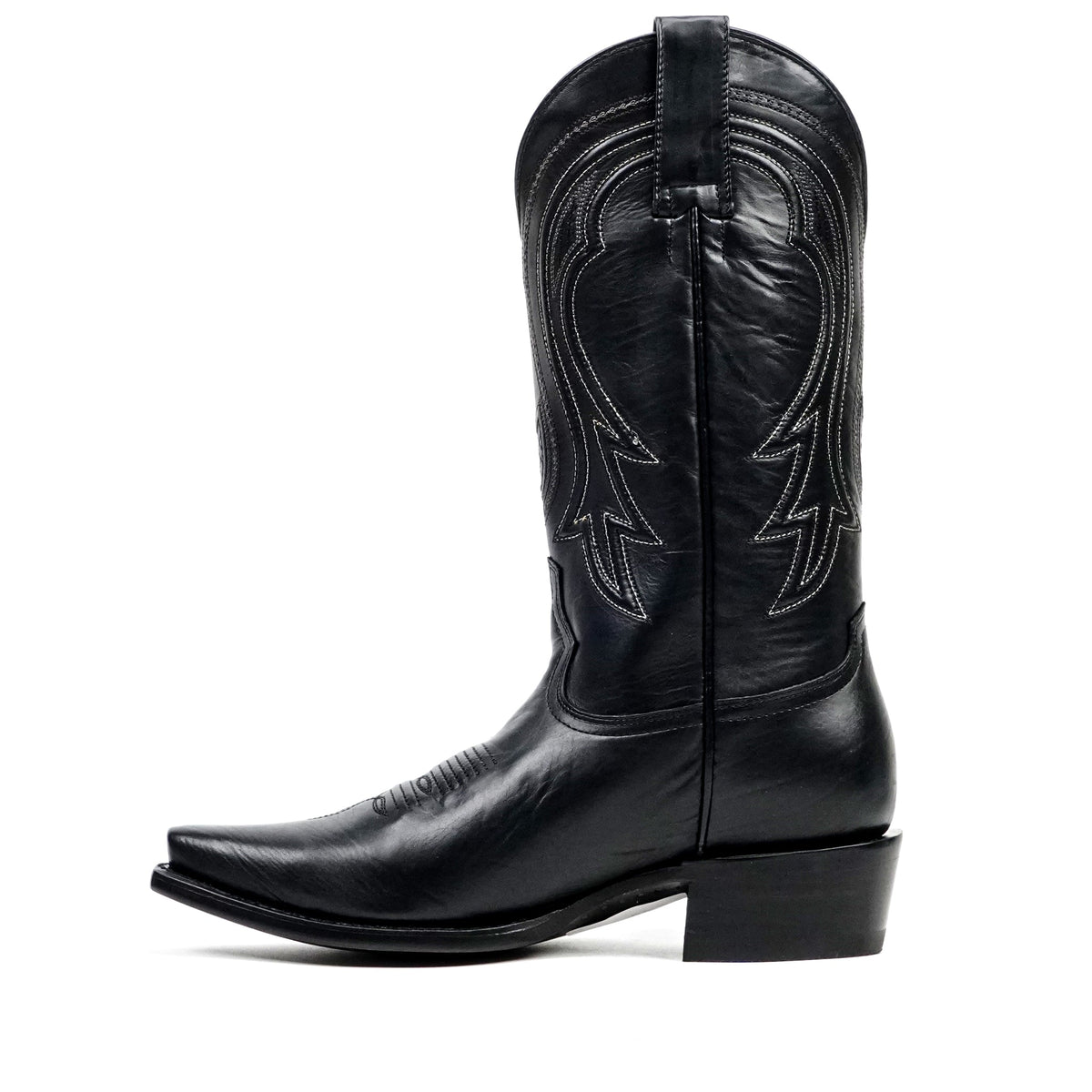 Boney Cowboy Boots - Black - Snip Toe (TS183) - Gomez Western Wear