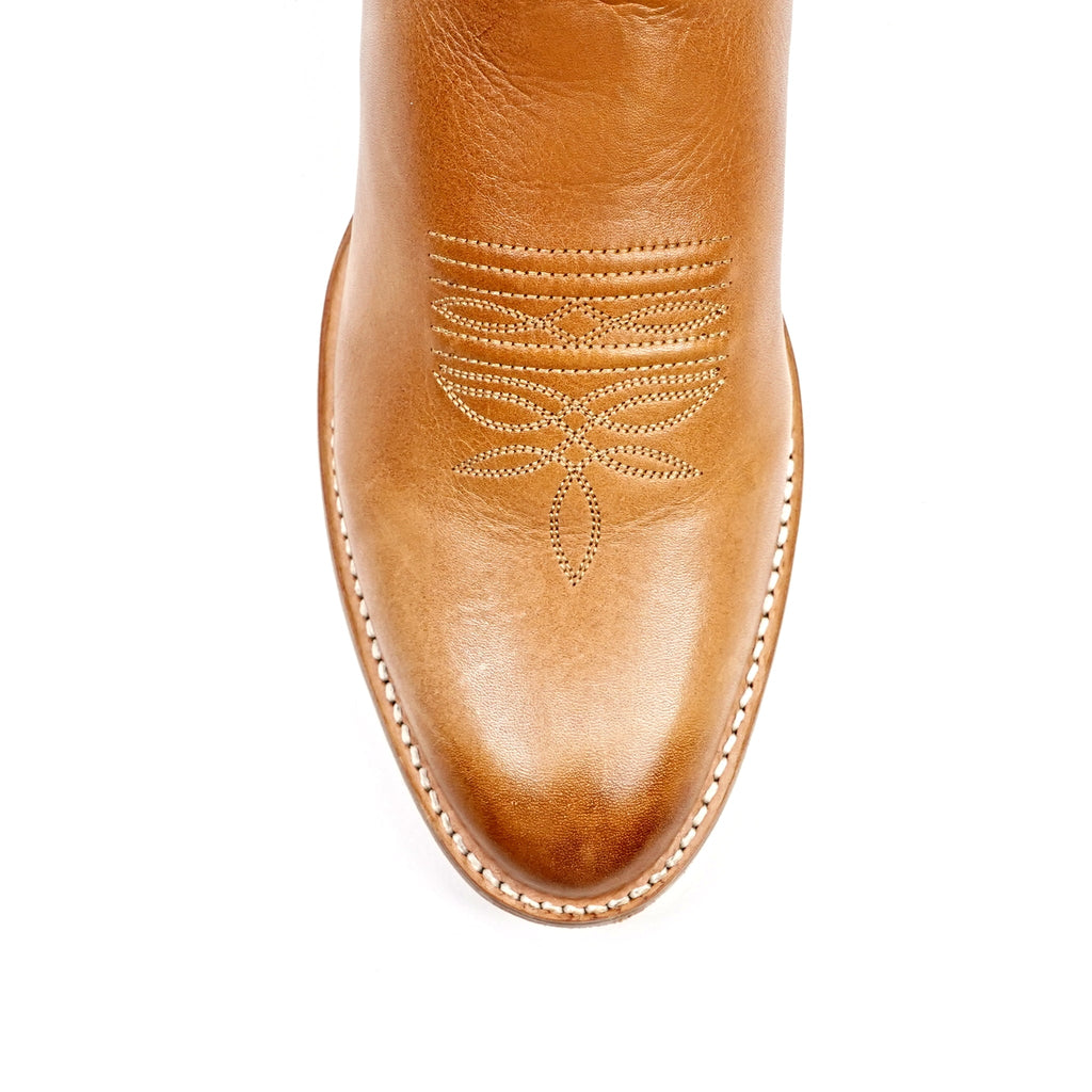 Boney Cowboy Boots - Clayton Honey - Roper Toe (TS203) - Gomez Western Wear