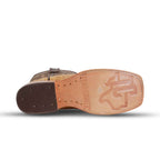 Caiman Belly Orix Boots - Embossed Leather - Square Toe (E423) - Gomez Western Wear