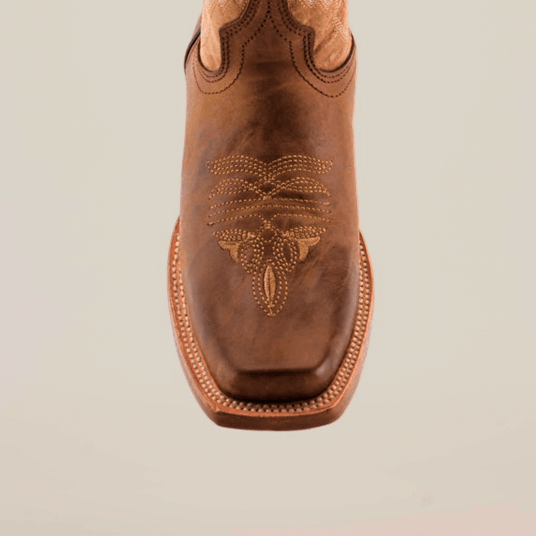 Cedar Camel Cowgirl Boots - Short Shaft - Narrow Square Toe (E316) - Gomez Western Wear