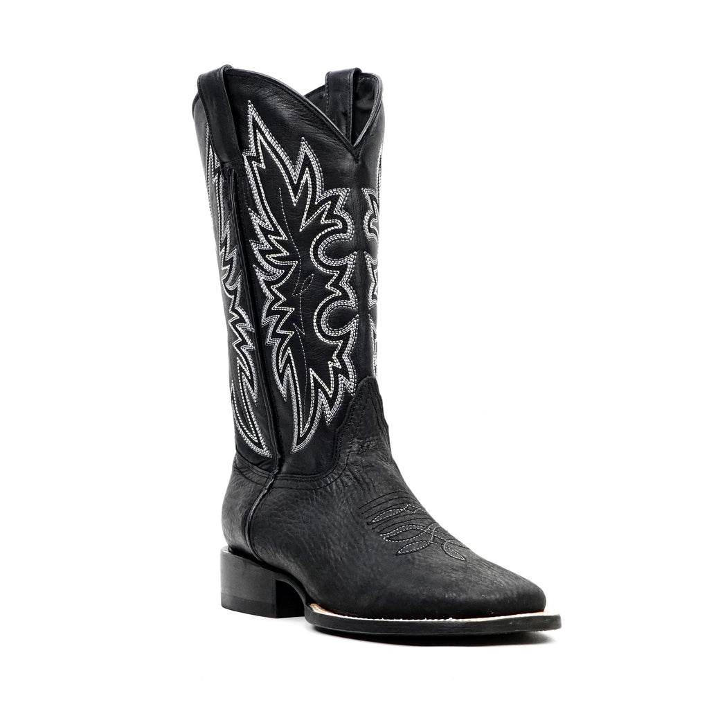 Cheyenne Black Cowboy Boots - Square Toe (E29) - Gomez Western Wear