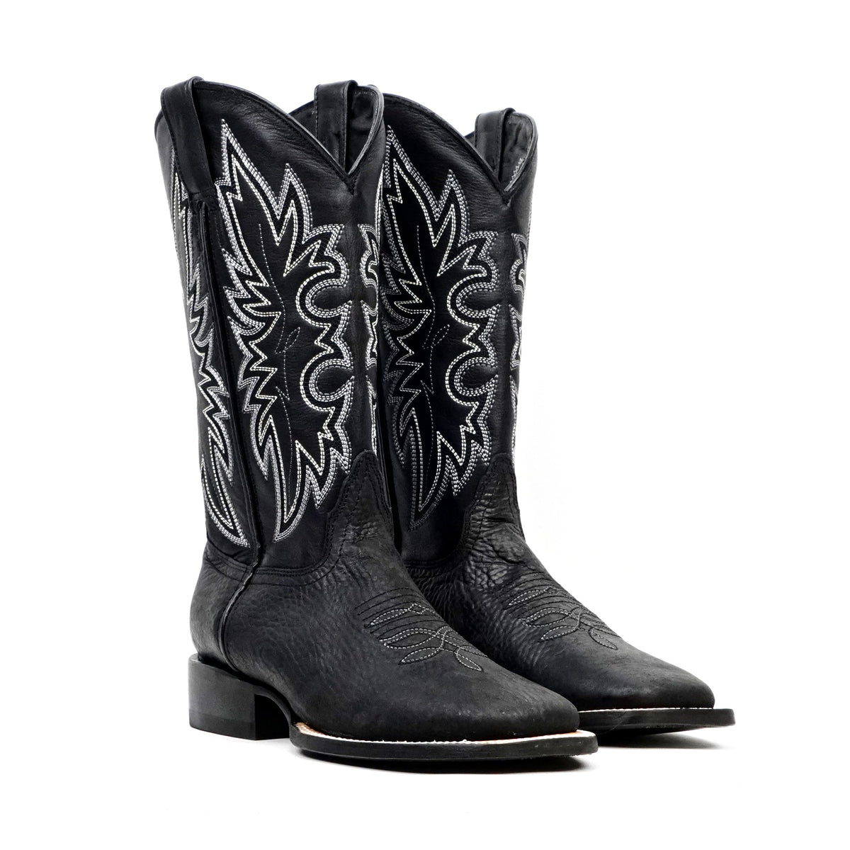 Cheyenne Black Cowboy Boots - Square Toe (E29) - Gomez Western Wear