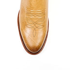 Clayton Gold Ankle Boots - Roper Toe (E964) - Gomez Western Wear