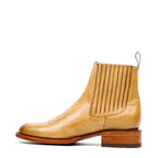 Clayton Gold Ankle Boots - Roper Toe (E964) - Gomez Western Wear