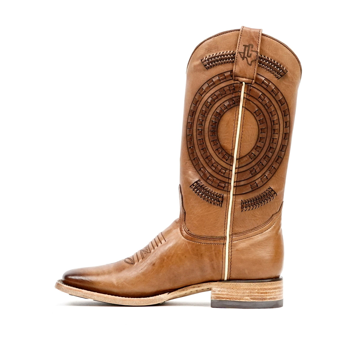 Clayton Tobacco Cowboy Boots - Square Toe (E944) - Gomez Western Wear
