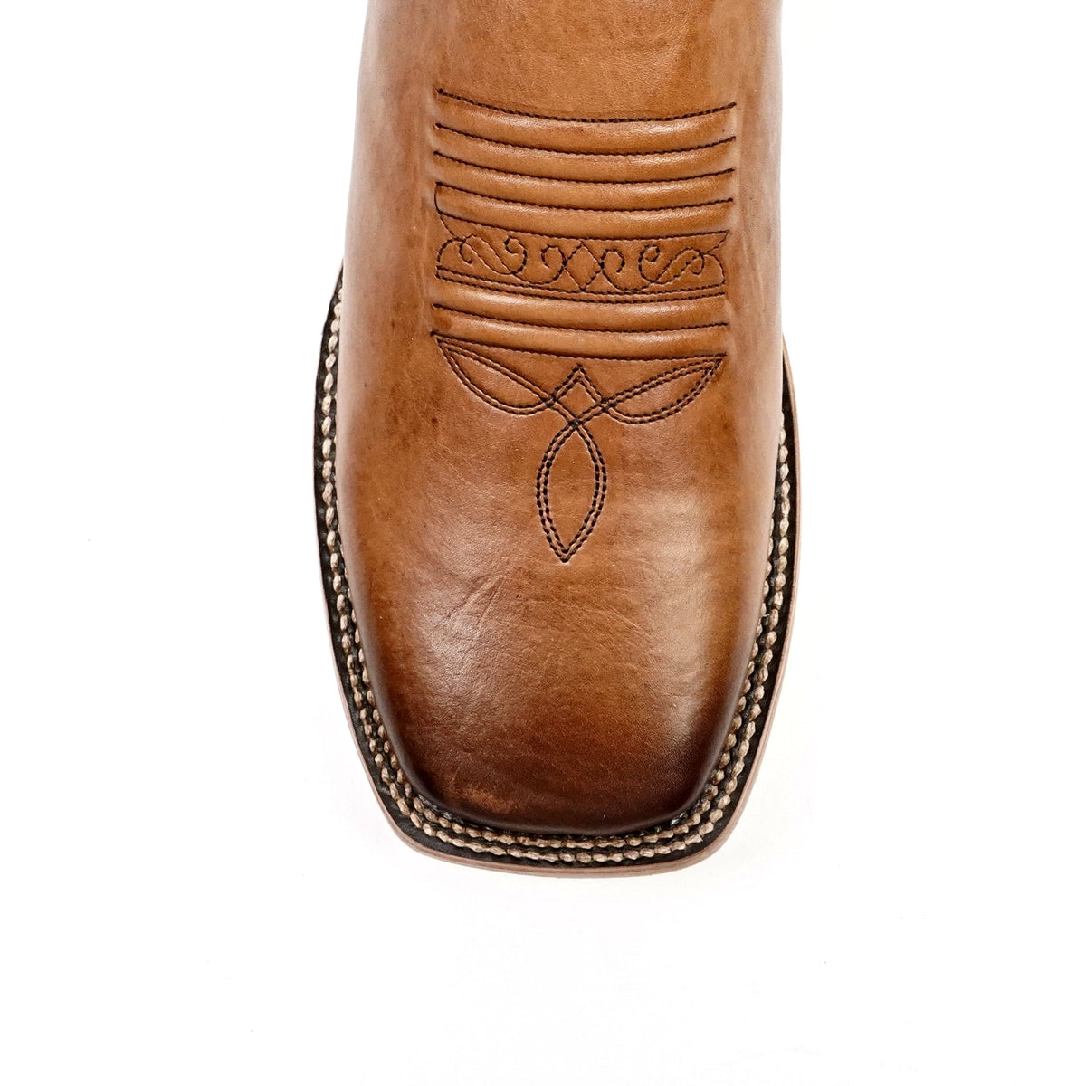Clayton Tobacco Cowboy Boots - Square Toe (E944) - Gomez Western Wear