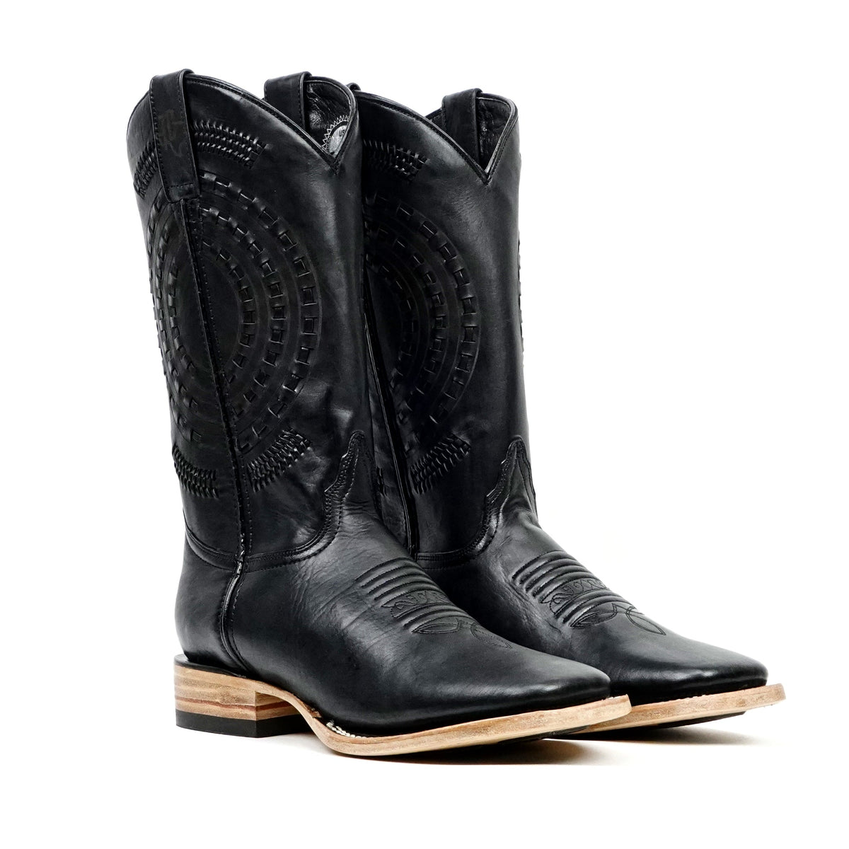 Cleyton Black Cowboy Boots - Square Toe (E944) - Gomez Western Wear