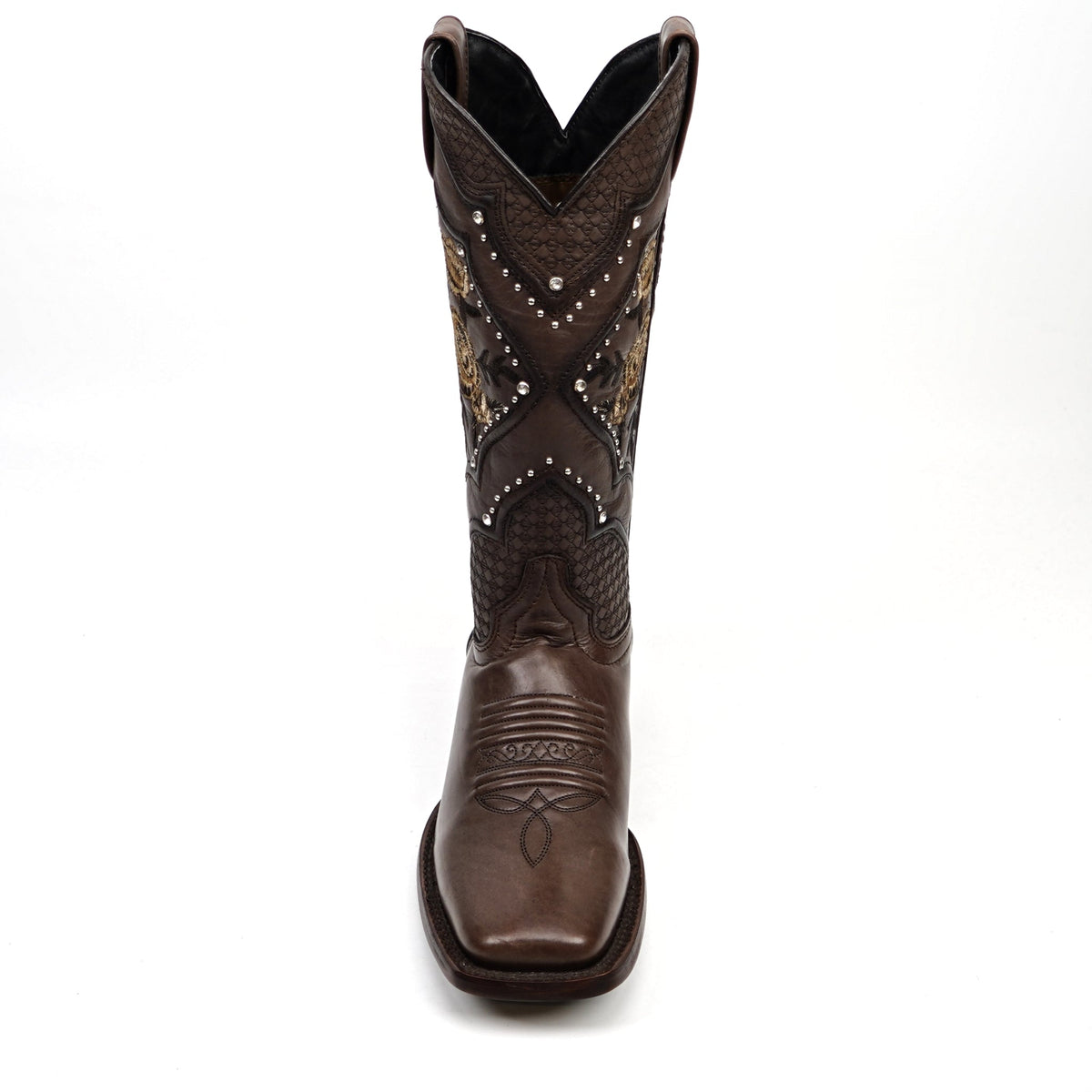 Cleyton Brown Short Shaft Boots - Square Toe (E847) - Gomez Western Wear