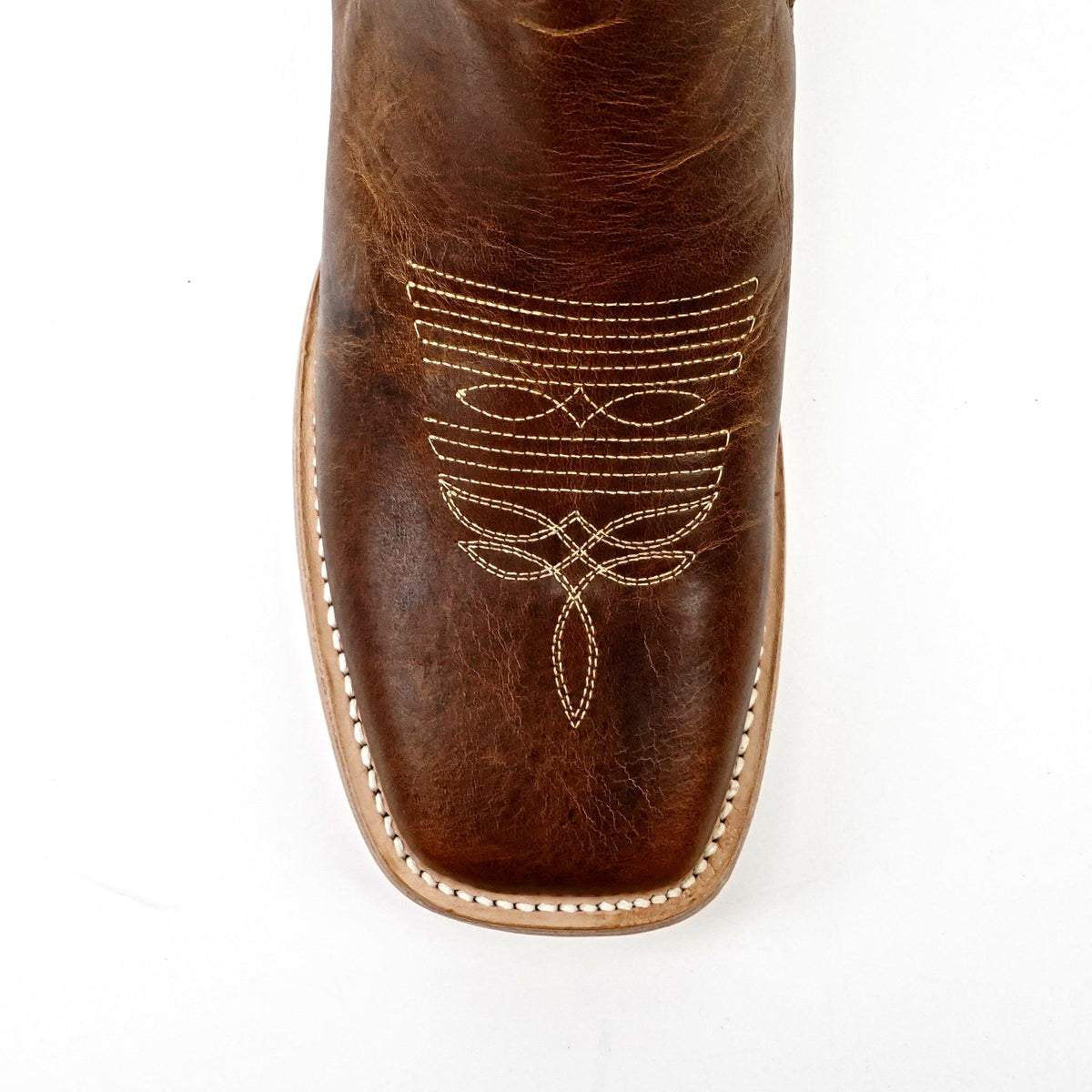 Cowboy Style Rustic Honey Ankle Boots - Square Toe (E1200) - Gomez Western Wear