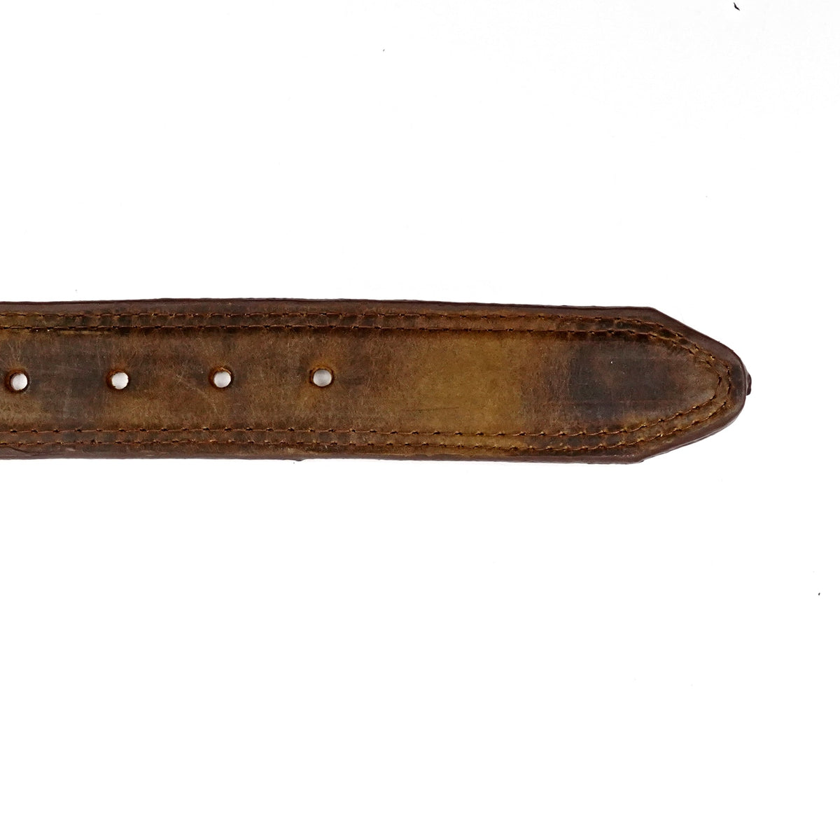 Distressed Tan Leather Belt - Gomez Western Wear