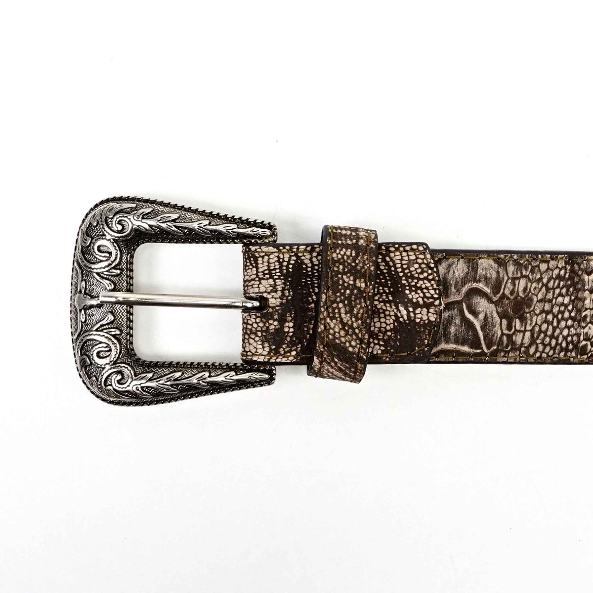 Exotic Ostrich Leg Belt - Orix (C-028) - Gomez Western Wear