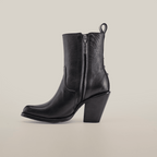 Francia Rings Bootie Black - J Toe - Gomez Western Wear