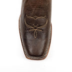 Fresno Chocolate Cowboy Boots - Narrow Square Toe (E906) - Gomez Western Wear