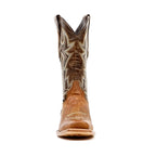 Fresno Tan Cowboy Boots - Narrow Square Toe (E906) - Gomez Western Wear