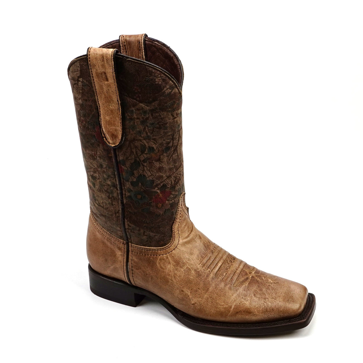 Fresno Tobacco Short Shaft Boots- Square Toe (E792) - Gomez Western Wear