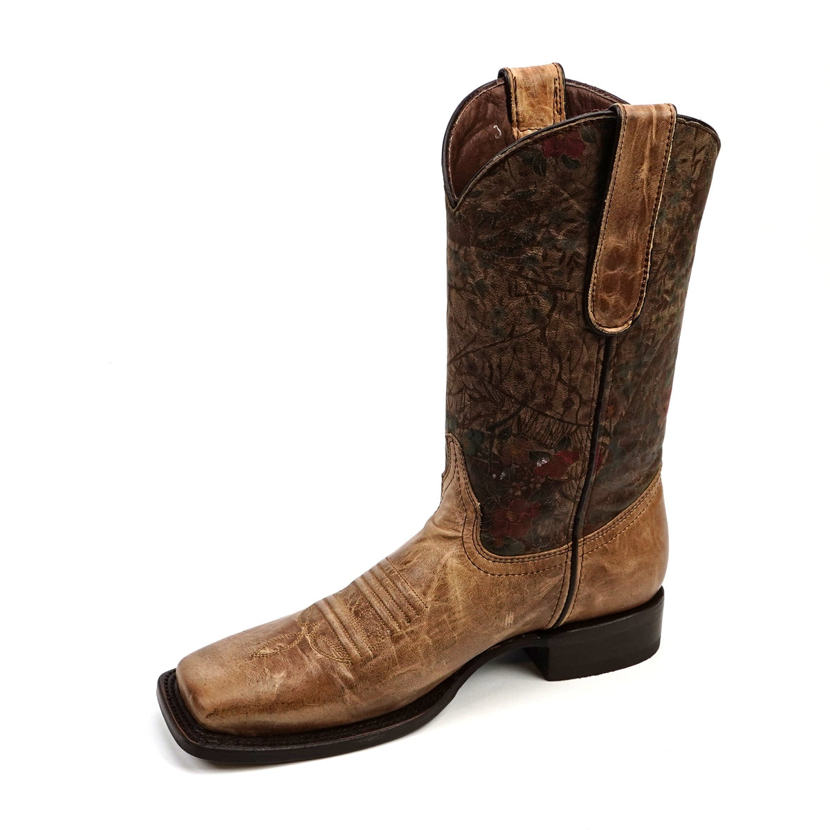 Fresno Tobacco Short Shaft Boots- Square Toe (E792) - Gomez Western Wear