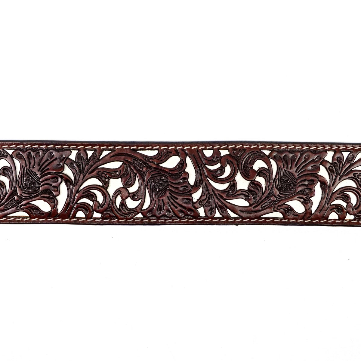 Hand-Tooled Leather Belt (MOD10) - Gomez Western Wear