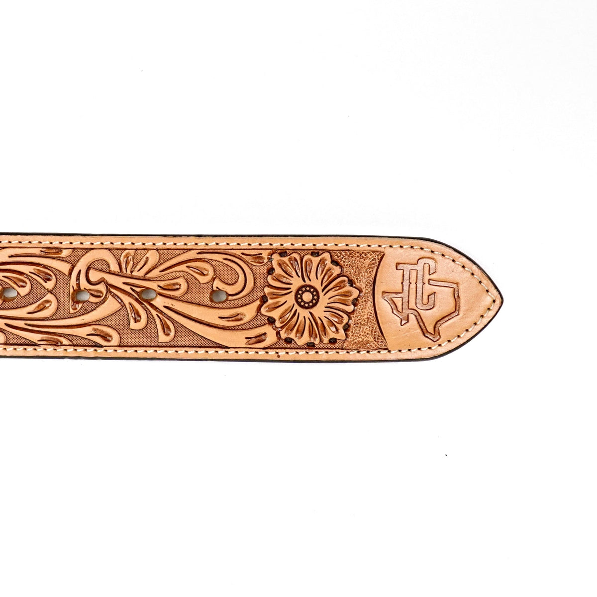 Hand-Tooled Leather Belt (MOD12) - Gomez Western Wear