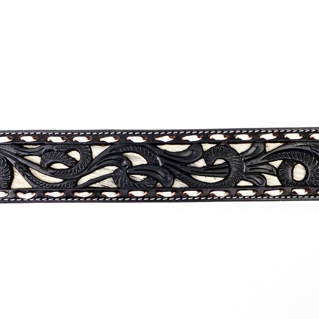 Hand-Tooled Leather Belt (MOD4) - Gomez Western Wear