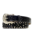 Hand-Tooled Leather Belt (MOD4) - Gomez Western Wear