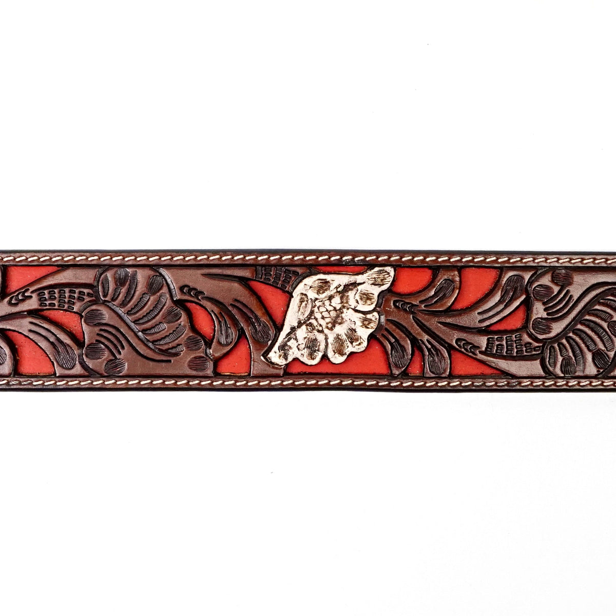 Hand-Tooled Leather Belt (MOD6) - Gomez Western Wear