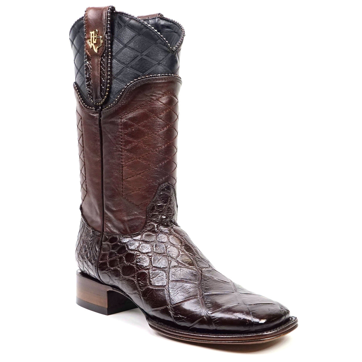 James Alligator Belly Boots - Brown - Square Toe - Gomez Western Wear