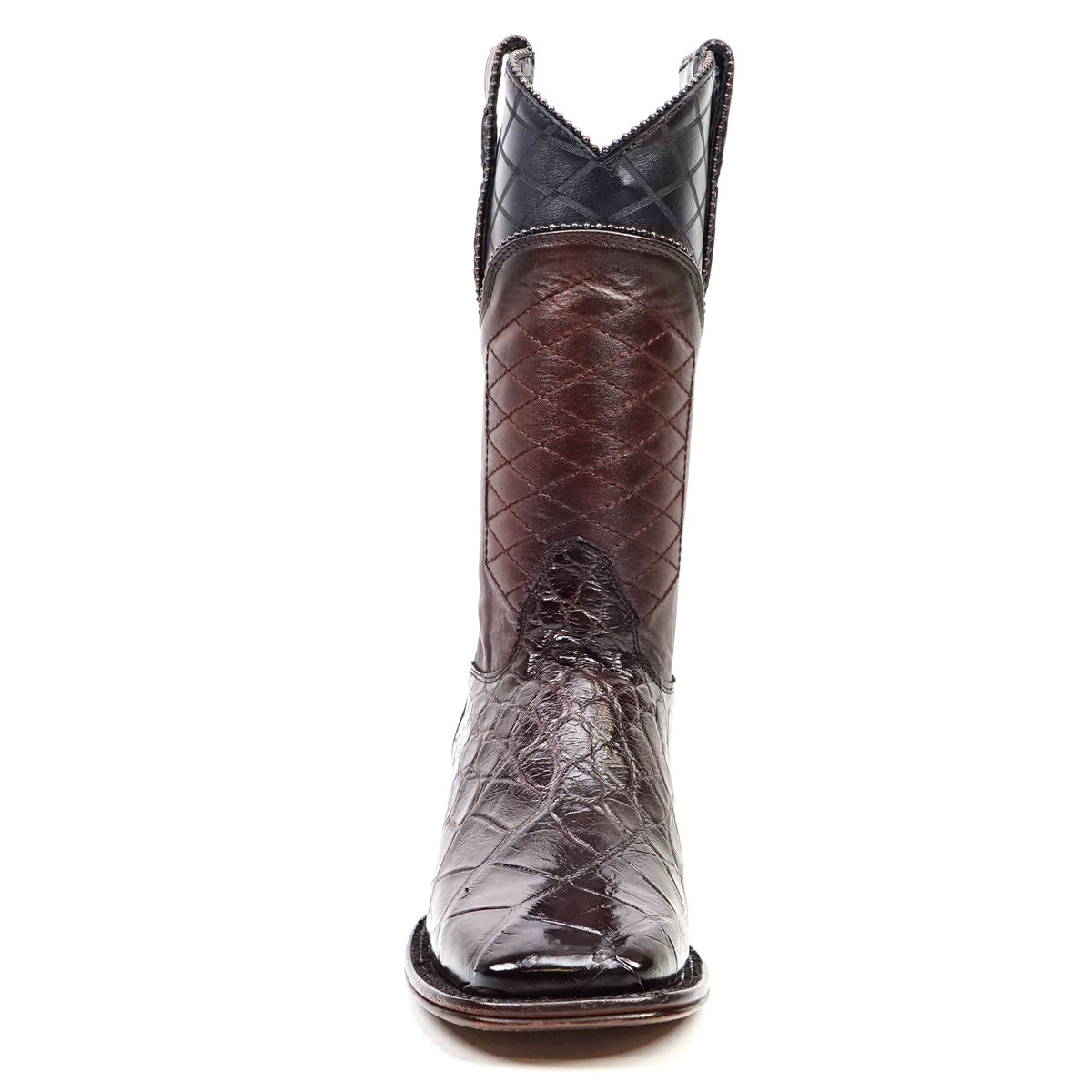 James Alligator Belly Boots - Brown - Square Toe - Gomez Western Wear
