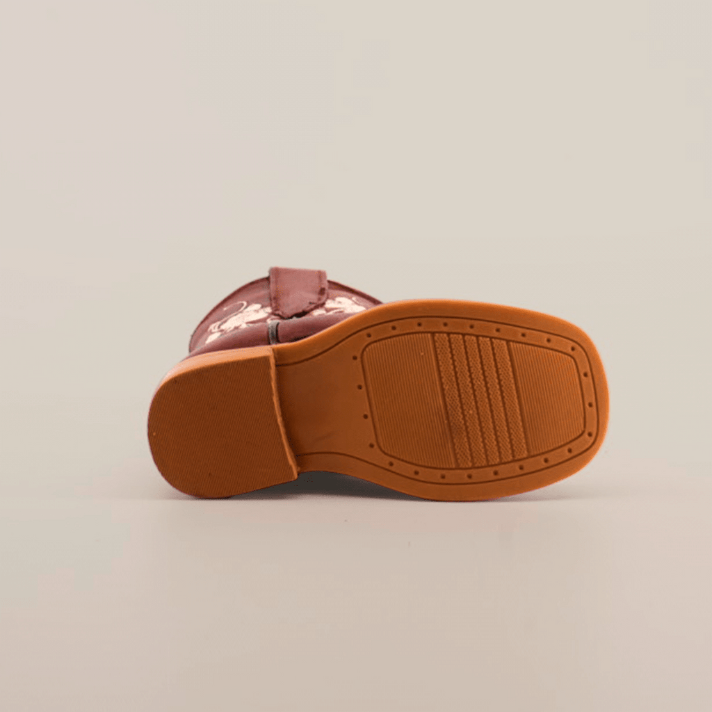 Jatziry Cogñac - Square Toe - Kids Boots - Gomez Western Wear