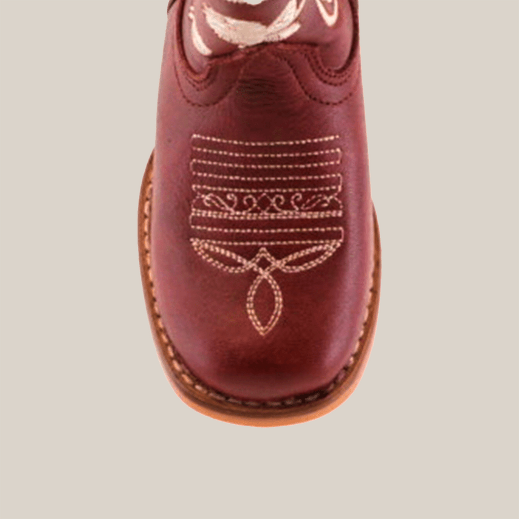 Jatziry Cogñac - Square Toe - Kids Boots - Gomez Western Wear
