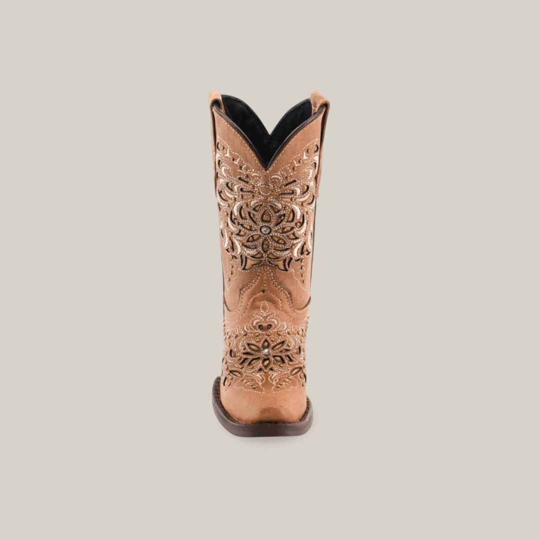 Kiara Crystals Fawn - Snip Toe - Gomez Western Wear