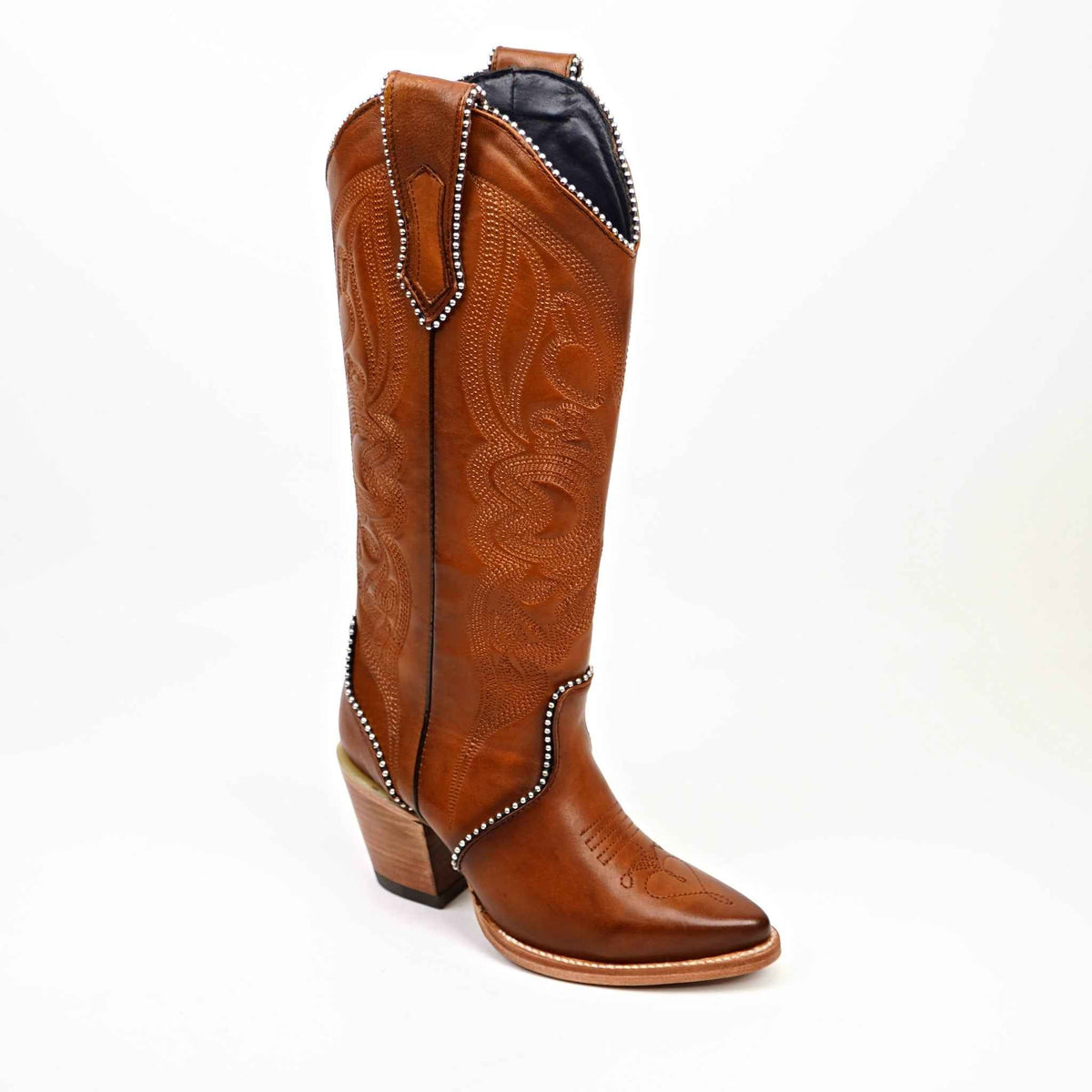 Linda Orange - Tall Shaft - J Toe - Gomez Western Wear