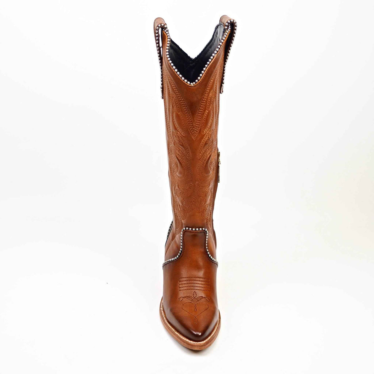 Linda Orange - Tall Shaft - J Toe - Gomez Western Wear