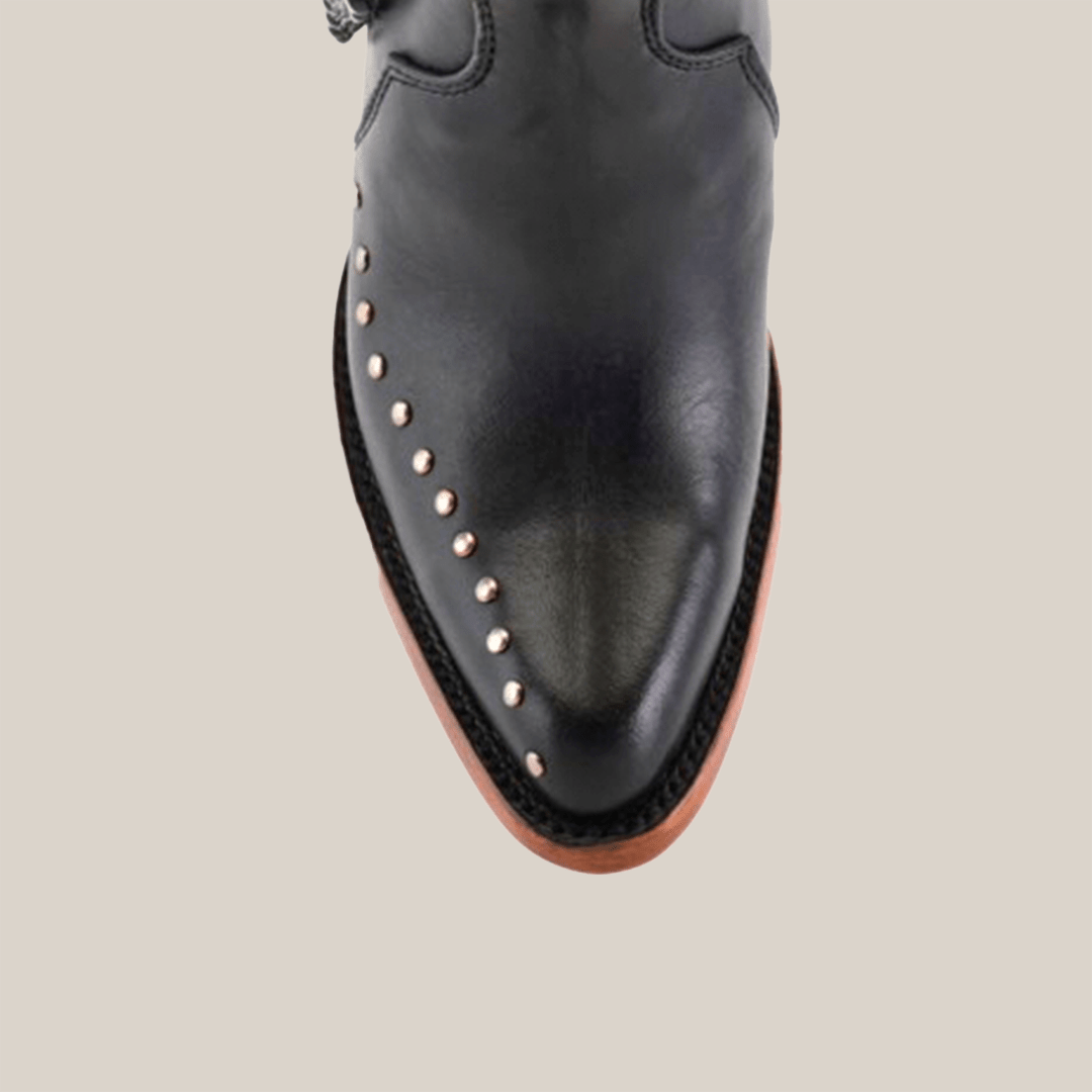 Milan Chains Bootie Black - J Toe - Gomez Western Wear