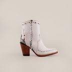 Milan Chains Bootie Frost White - J Toe - Gomez Western Wear