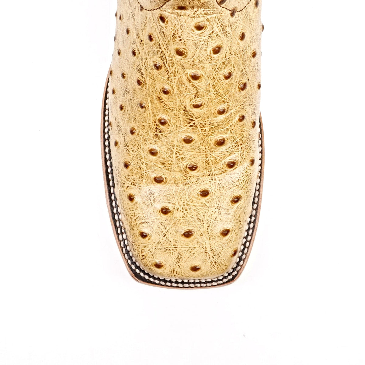 Ostrich Orix Cowboy Boots - Embossed Leather - Square Toe (E424) - Gomez Western Wear