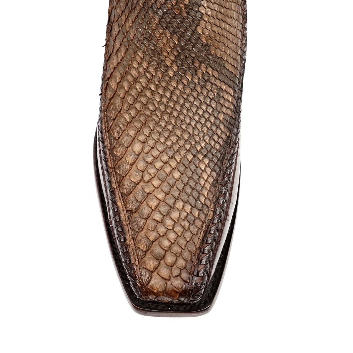 Platinum Python Tamarind Short Boots - Narrow Square Toe - Gomez Western Wear