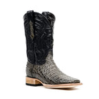 Rhodes Caiman Hornback Boots - Serpentine - Square Toe (LM10) - Gomez Western Wear