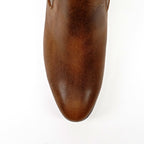 Rustic Honey Ankle Boots - Round Toe (E500) - Gomez Western Wear