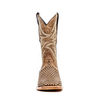 Sierra Orix Basketweave Boots - Square Toe (E634) - Gomez Western Wear